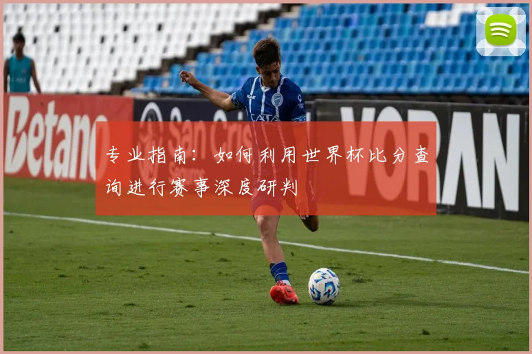 专业指南：如何利用世界杯比分查询进行赛事深度研判