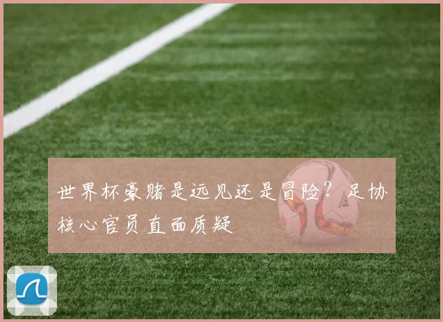 世界杯豪赌是远见还是冒险?足协核心官员直面质疑