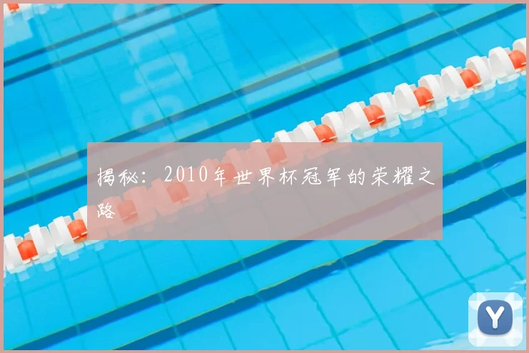 揭秘：2010年世界杯冠军的荣耀之路