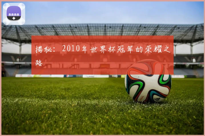 揭秘：2010年世界杯冠军的荣耀之路